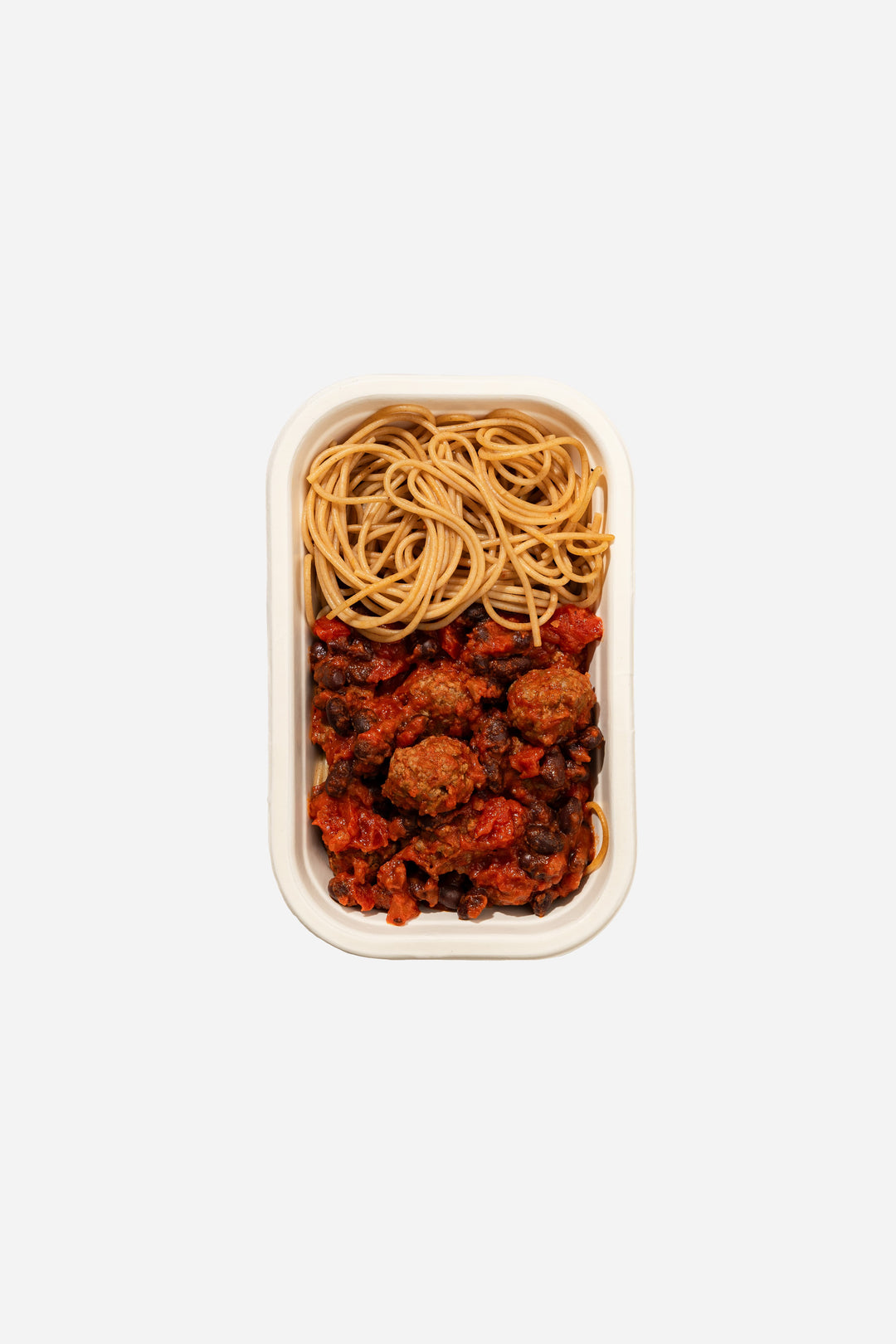 Chili gehaktballen met zwarte bonen